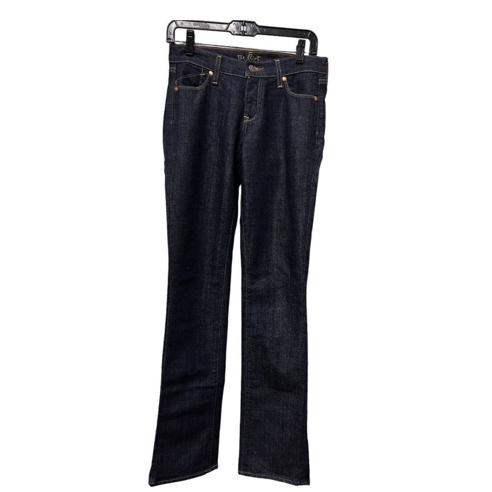 Old Navy The Flirt Jeans Womens Dark Wash Straight Leg Indigo Denim 27x35‎